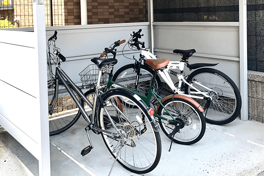 自転車の横並びイメージ