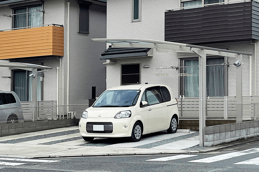注文住宅の駐車場