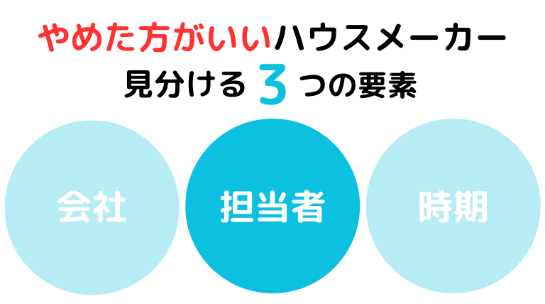 やめた方がいいハウスメーカー担当者の特徴